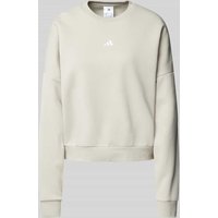 ADIDAS SPORTSWEAR Sweatshirt mit Label-Stitching in Hellgrau, Größe M ADIDAS SPORTSWEAR Sweatshirt mit Label-Stitching in Hellgrau, Größe M von ADIDAS SPORTSWEAR