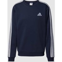 ADIDAS SPORTSWEAR Sweatshirt mit Label-Stitching in Marine, Größe S von ADIDAS SPORTSWEAR