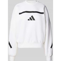 ADIDAS SPORTSWEAR Sweatshirt mit Logo und Rundhalsausschnitt in Weiss, Größe M von ADIDAS SPORTSWEAR