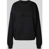 adidas Sportswear Sweatshirt mit Perlen und Rundhalsausschnitt in Black, Größe S von adidas Sportswear