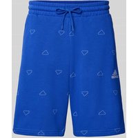 ADIDAS SPORTSWEAR Sweatshorts mit Label-Stitching in Royal, Größe M von ADIDAS SPORTSWEAR