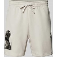 adidas Sportswear Sweatshorts mit elastischem Bund in Beige, Größe XXL von adidas Sportswear