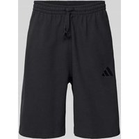 adidas Sportswear Sweatshorts mit elastischem Bund in Black, Größe M von adidas Sportswear
