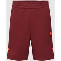 ADIDAS SPORTSWEAR Sweatshorts mit seitlichen Eingrifftaschen in Bordeaux, Größe L von ADIDAS SPORTSWEAR