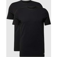 ADIDAS SPORTSWEAR T-Shirt mit Baumwolle im 2er-Pack in Black, Größe L von ADIDAS SPORTSWEAR