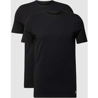ADIDAS SPORTSWEAR T-Shirt mit Baumwolle im 2er-Pack in Black, Größe S von ADIDAS SPORTSWEAR