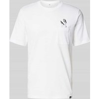 adidas Sportswear T-Shirt mit Brusttasche in Weiss, Größe XXL von adidas Sportswear