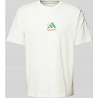 ADIDAS SPORTSWEAR T-Shirt mit Label-Print Modell 'PIZZA' in Offwhite, Größe XXL von ADIDAS SPORTSWEAR