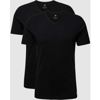 ADIDAS SPORTSWEAR T-Shirt mit Label-Print im 2er-Pack in Black, Größe XXL von ADIDAS SPORTSWEAR
