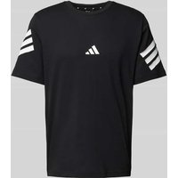 adidas Sportswear T-Shirt mit Label-Print in Black, Größe S von adidas Sportswear