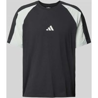 adidas Sportswear T-Shirt mit Label-Print in Black, Größe XL von adidas Sportswear