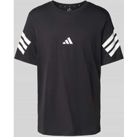 ADIDAS SPORTSWEAR T-Shirt mit Label-Print in Black, Größe XXL ADIDAS SPORTSWEAR T-Shirt mit Label-Print in Black, Größe XXL von ADIDAS SPORTSWEAR