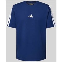 adidas Sportswear T-Shirt mit Label-Print in Marine, Größe XL von adidas Sportswear