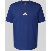 adidas Sportswear T-Shirt mit Label-Print in Marine, Größe XXL von adidas Sportswear