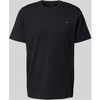 adidas Sportswear T-Shirt mit Label-Stitching in Black, Größe M von adidas Sportswear