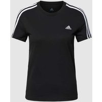 ADIDAS SPORTSWEAR T-Shirt mit Label-Stitching in Black, Größe XS von ADIDAS SPORTSWEAR