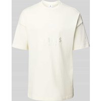 ADIDAS SPORTSWEAR T-Shirt mit Label-Stitching in Offwhite, Größe XXL ADIDAS SPORTSWEAR T-Shirt mit Label-Stitching in Offwhite, Größe XXL von ADIDAS SPORTSWEAR