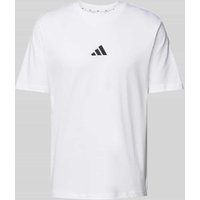 ADIDAS SPORTSWEAR T-Shirt mit Label-Stitching in Weiss, Größe XXL von ADIDAS SPORTSWEAR