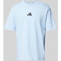 ADIDAS SPORTSWEAR T-Shirt mit Logo-Stitching in Bleu, Größe XXL von ADIDAS SPORTSWEAR
