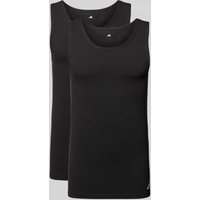ADIDAS SPORTSWEAR Tanktop mit Label-Print im 2er-Pack in Black, Größe M von ADIDAS SPORTSWEAR