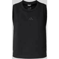 adidas Sportswear Tanktop mit Logo und Rundhalsausschnitt in Black, Größe XL von adidas Sportswear
