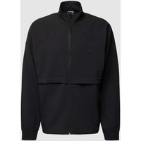 adidas Sportswear Trainingsjacke mit Label-Patch in Black, Größe M von adidas Sportswear