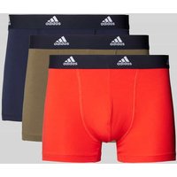 adidas Sportswear Trunks mit elastischem Bund in Rot, Größe S von adidas Sportswear