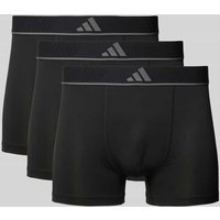 adidas Sportswear Trunks mit elastischem Label-Bund in Black, Größe XXL von adidas Sportswear