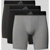 adidas Sportswear Trunks mit elastischem Logo-Bund im 3er-Pack in Anthrazit, Größe L von adidas Sportswear