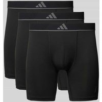 adidas Sportswear Trunks mit elastischem Logo-Bund im 3er-Pack in Black, Größe S von adidas Sportswear