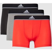 ADIDAS SPORTSWEAR Trunks mit elastischem Logo-Bund im 3er-Pack in Rot, Größe M von ADIDAS SPORTSWEAR