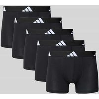 adidas Sportswear Trunks mit elastischem Logo-Bund im 5er-Pack in Black, Größe L adidas Sportswear Trunks mit elastischem Logo-Bund im 5er-Pack in Black, Größe L von adidas Sportswear