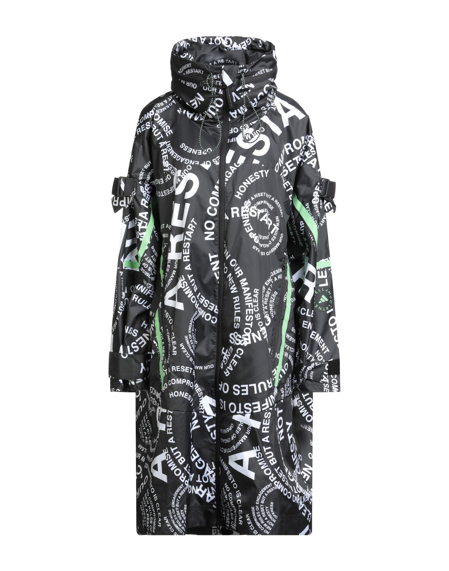 ADIDAS by STELLA McCARTNEY Jacke, Mantel & Trenchcoat Damen Schwarz von ADIDAS by STELLA McCARTNEY