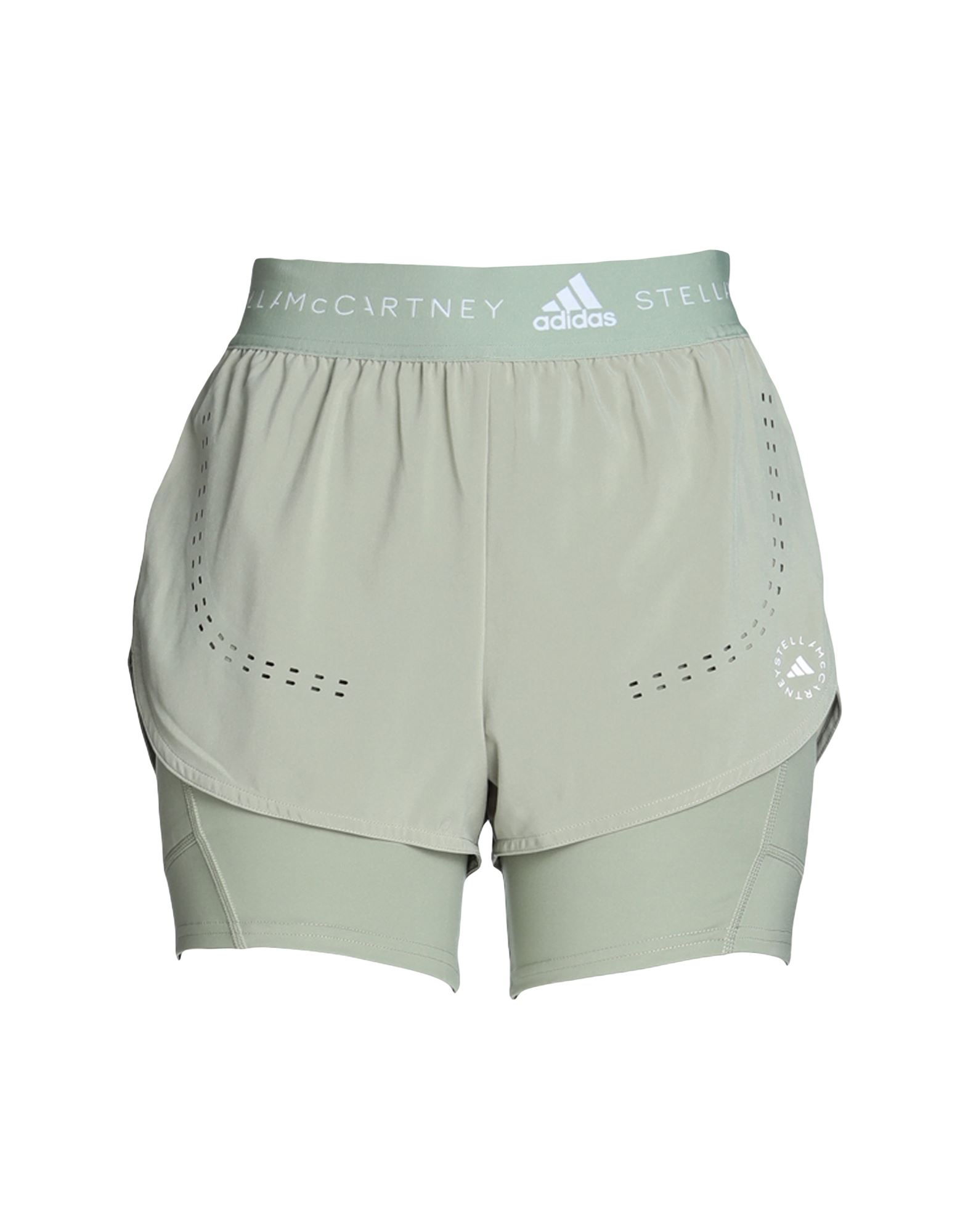 ADIDAS by STELLA McCARTNEY Shorts & Bermudashorts Damen Salbeigrün ADIDAS by STELLA McCARTNEY Shorts & Bermudashorts Damen Salbeigrün von ADIDAS by STELLA McCARTNEY