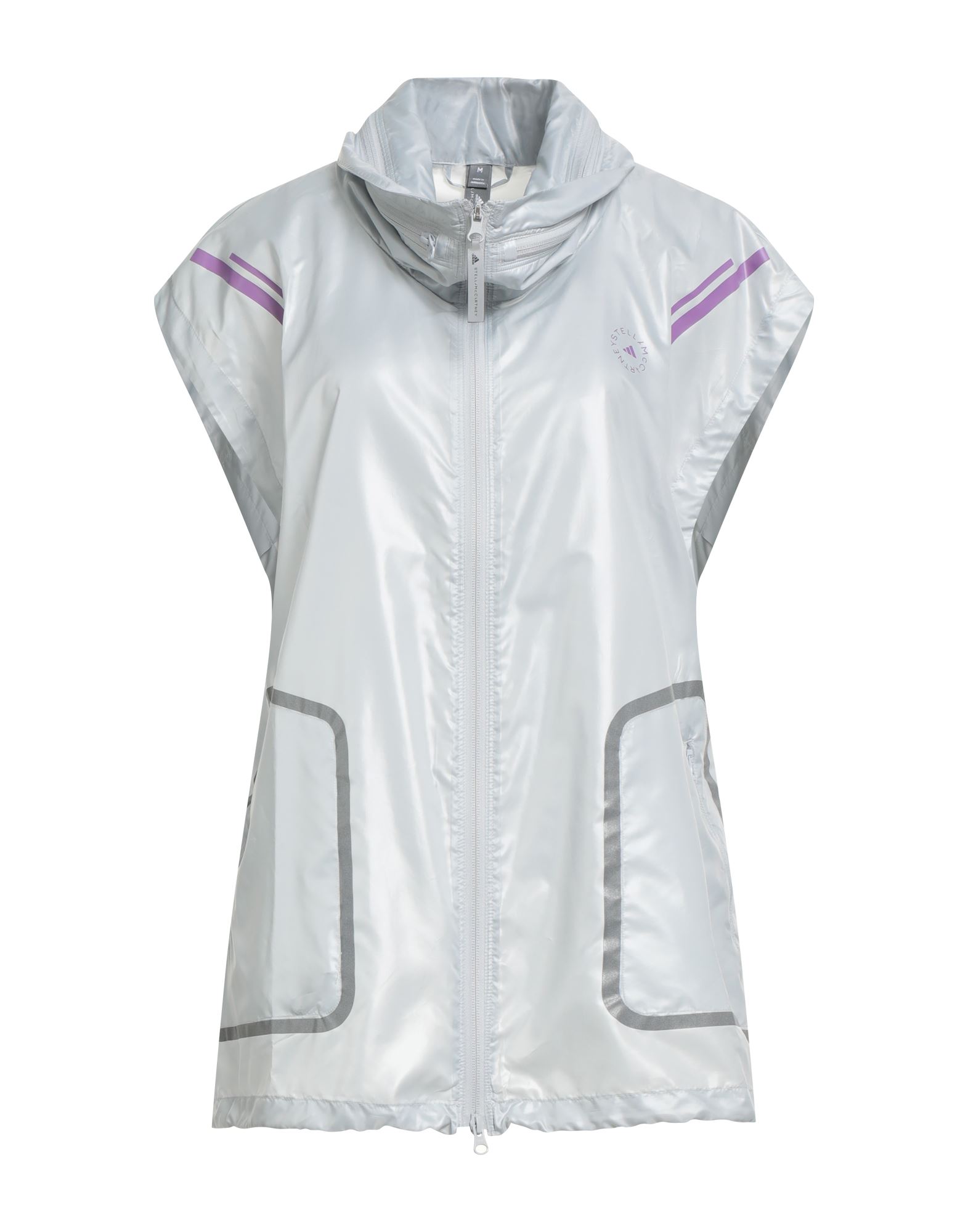ADIDAS by STELLA McCARTNEY Weste Damen Hellgrau ADIDAS by STELLA McCARTNEY Weste Damen Hellgrau von ADIDAS by STELLA McCARTNEY
