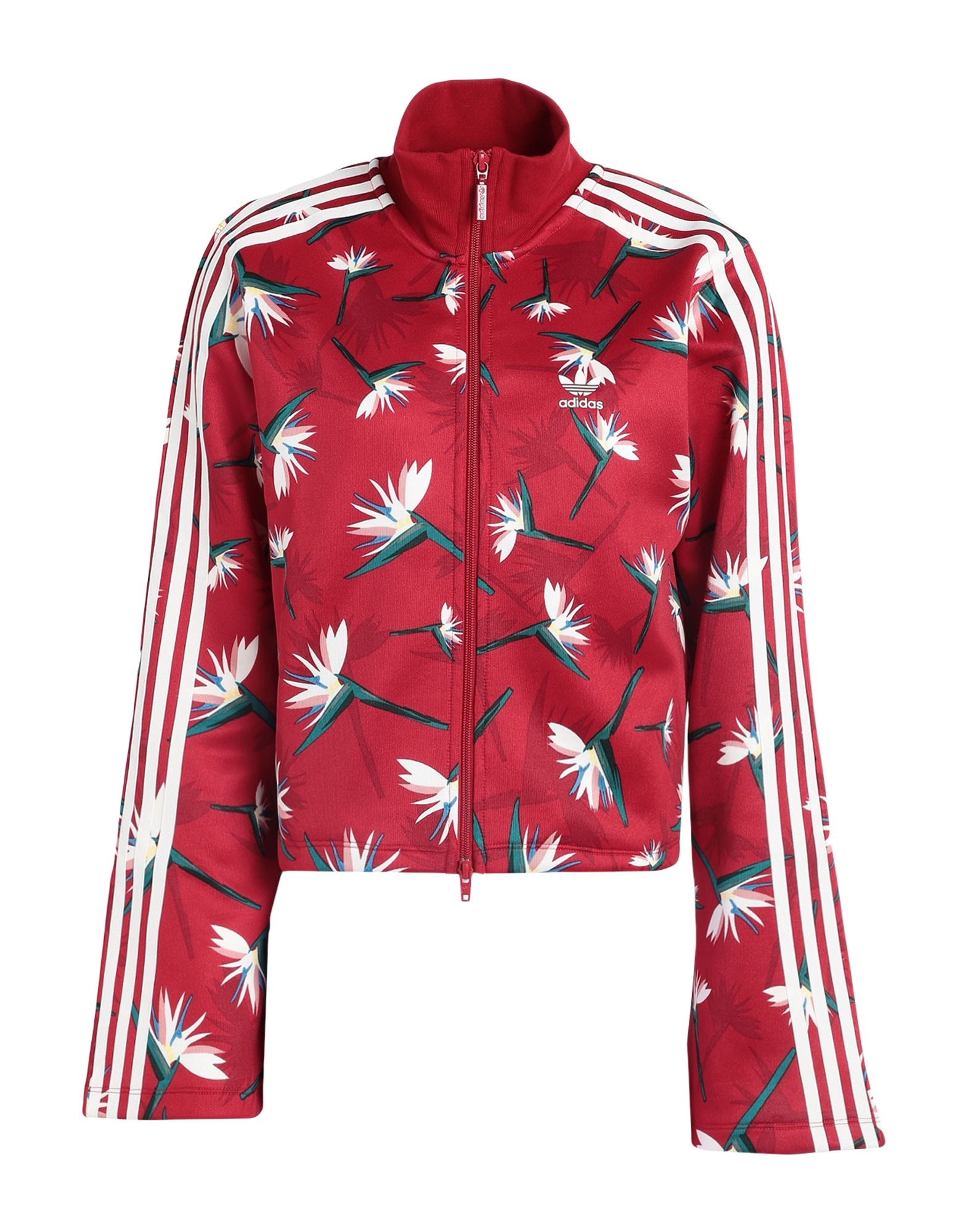 ADIDAS x THEBE MAGUGU Sweatshirt Damen Rot ADIDAS x THEBE MAGUGU Sweatshirt Damen Rot von ADIDAS x THEBE MAGUGU