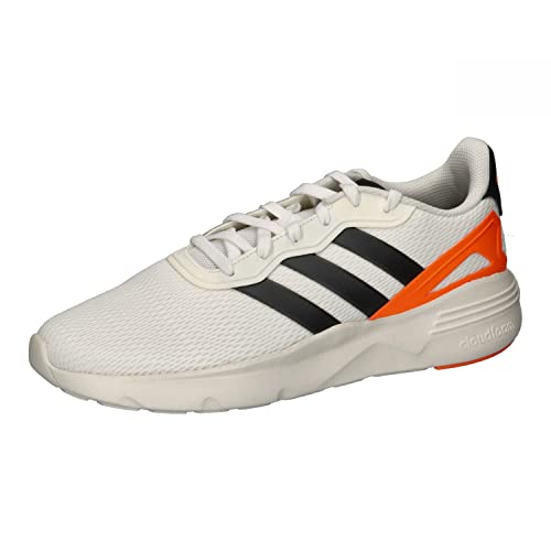 adidas Herren NEBZED Sneaker, core White/Carbon/Screaming orange, 44 EU von adidas