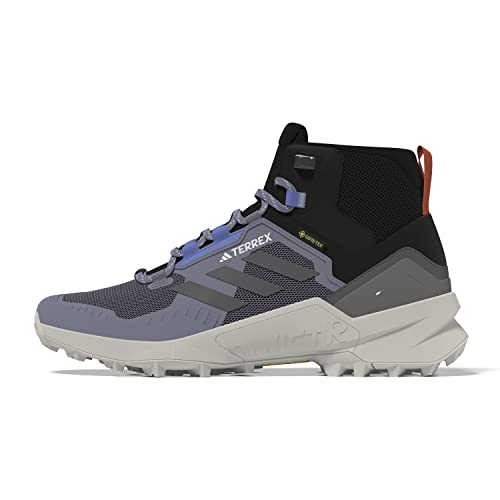 ADIDAS Herren Terrex Swift R3 MID GTX Sneaker, Blue Dawn/Grey Four/Impact orange, 44 2/3 EU von adidas