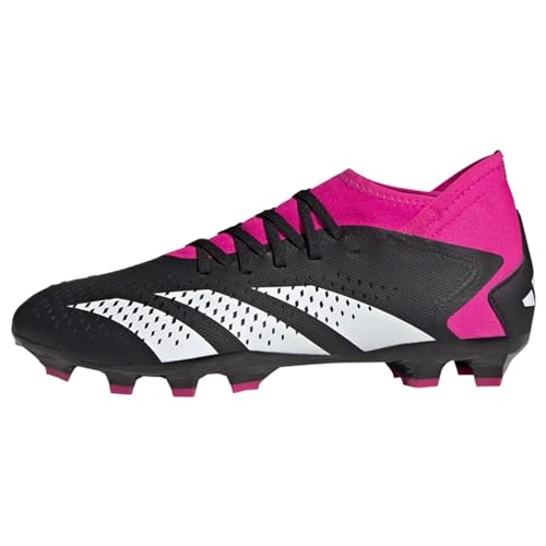 ADIDAS Unisex Predator Accuracy.3 Multi-Ground Boots Fußballschuhe, Core Black/Cloud White/Shock Pink, 44 2/3 EU von ADIDAS