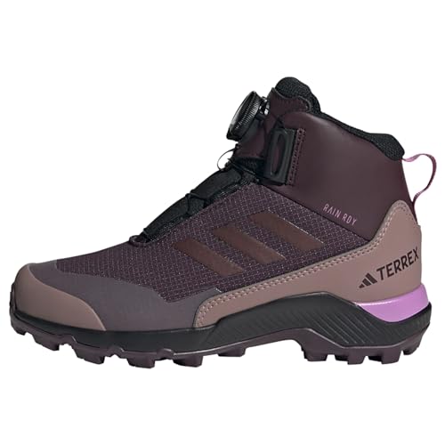 adidas Terrex Winter Mid BOA RAIN.RDY Hiking Shoes Sneaker, Shadow Maroon/Wonder red/Pulse Lilac, 34 EU von adidas