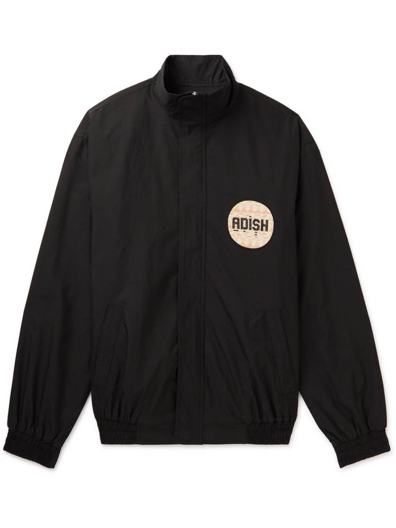 ADISH - Logo-Appliquéd Cotton-Ripstop Jacket - Men - Black - M von ADISH