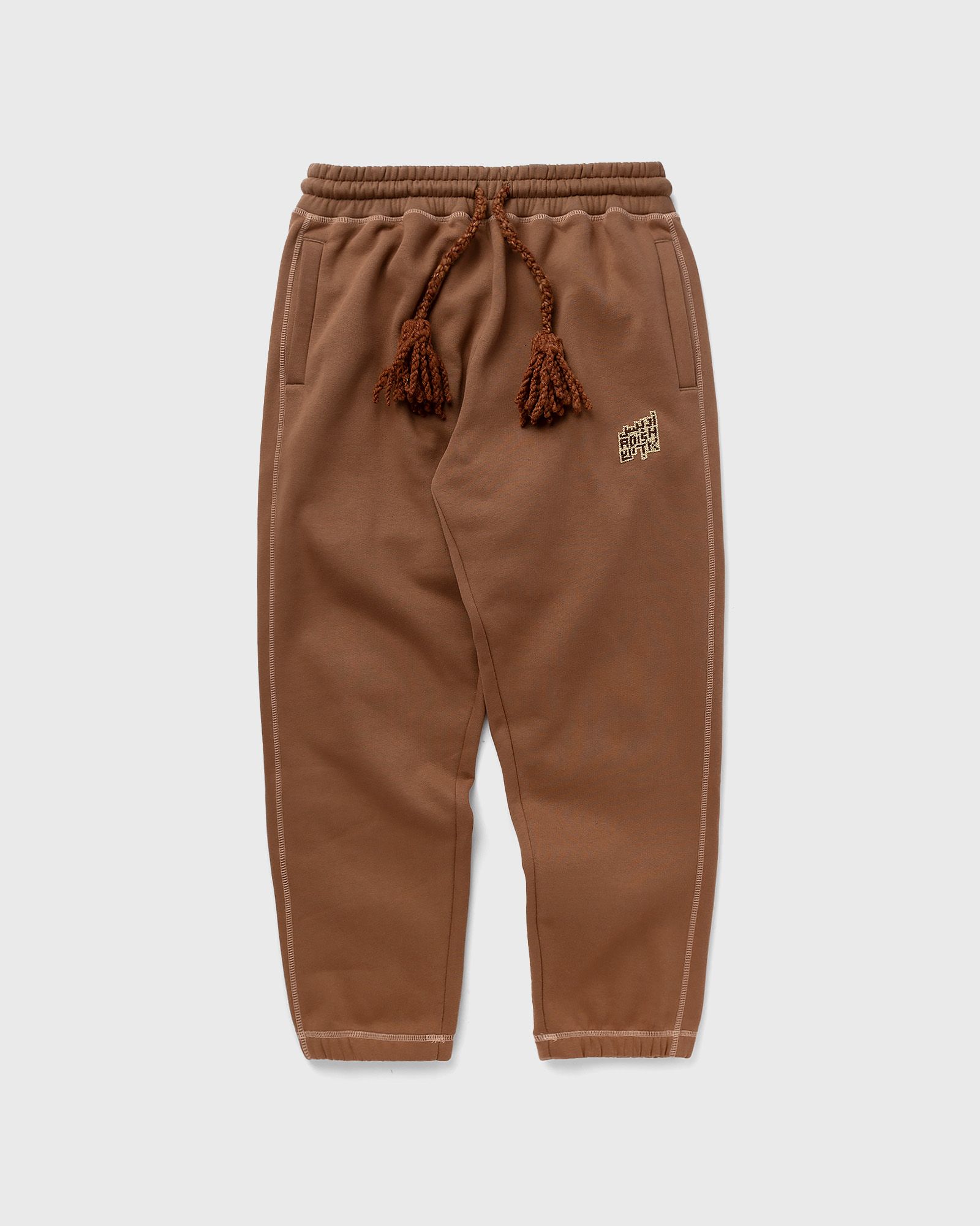 ADISH Tatreez Logo Contrast Stitched Lakiya Sweatpants men Sweatpants brown in Größe:S von ADISH