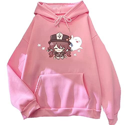 ADITIRCP Genshin Impact Hoodie Hu Tao Cosplay Kostüm Langarm Sweatshirt Unisex Anime Spiel Cosplay Pullover Pulli von ADITIRCP