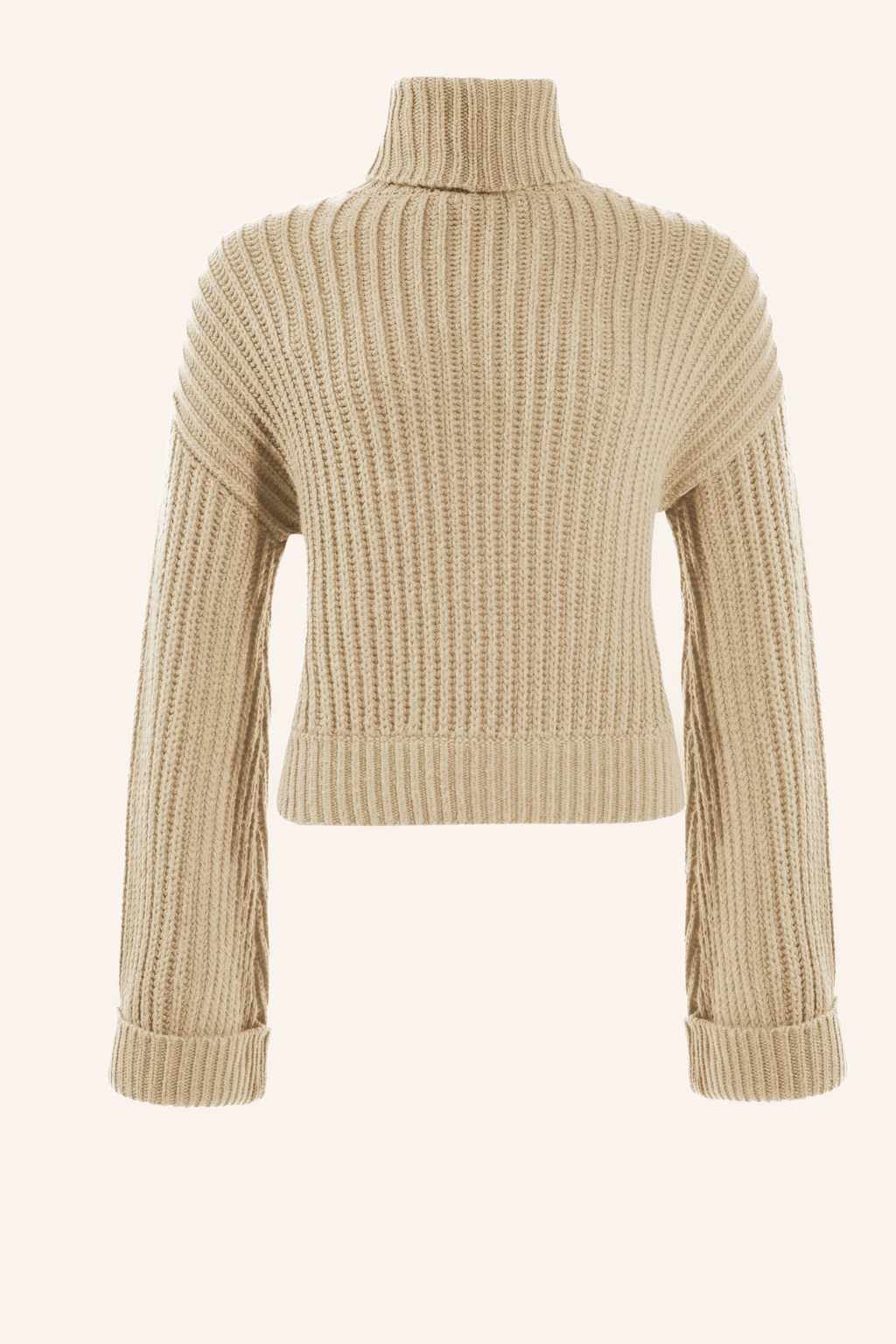 Adlysh Crop Pullover Mit Wolle beige von ADLYSH
