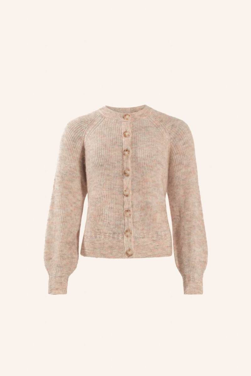 Adlysh Feinstrick Cardigan Mit Mohair beige von ADLYSH