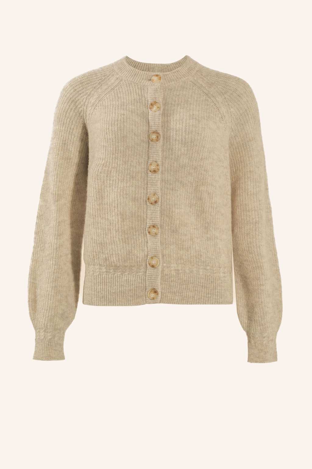 Adlysh Feinstrick Cardigan Mit Mohair grau von ADLYSH