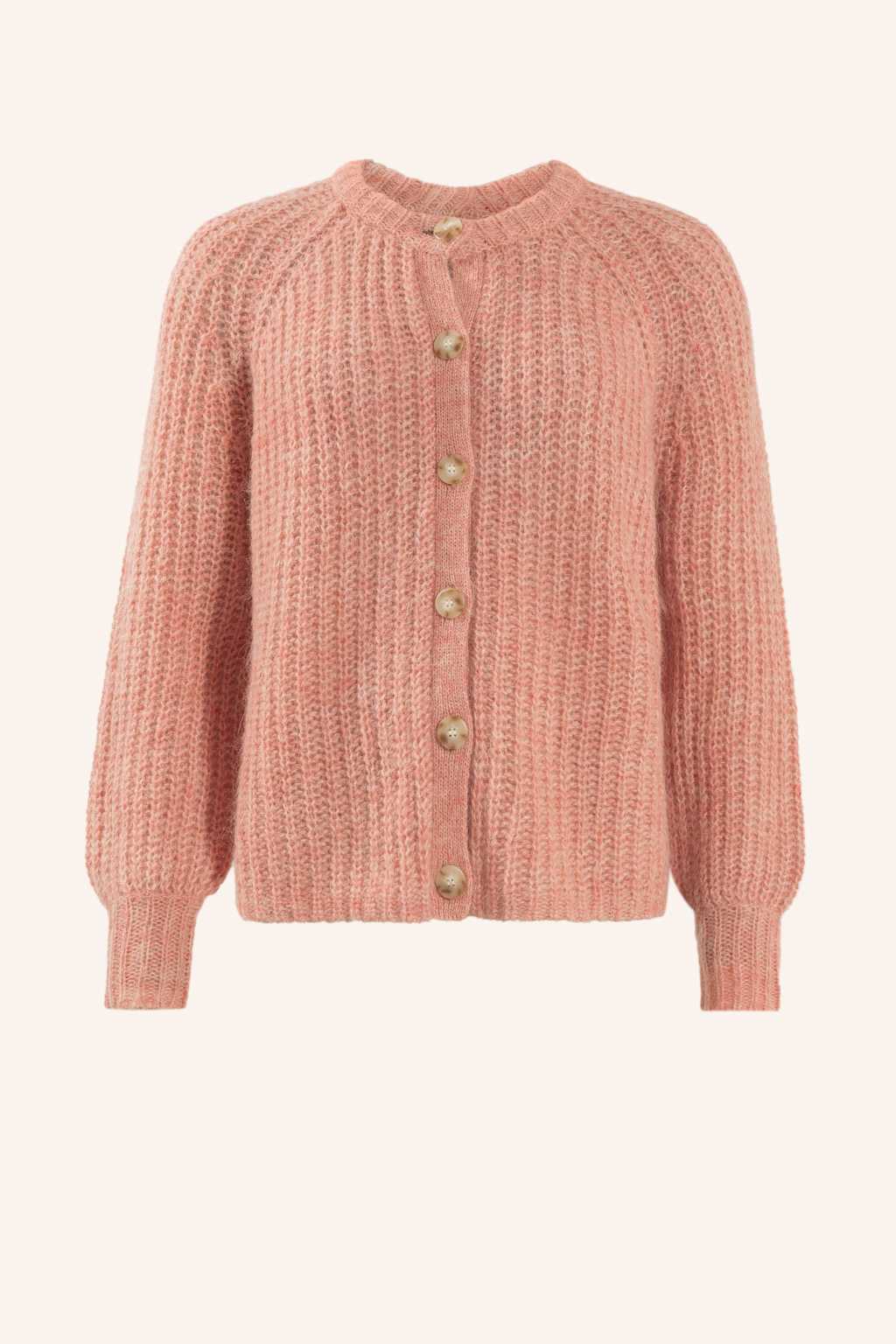 Adlysh Soft Cardigan Mit Mohair rosa von ADLYSH