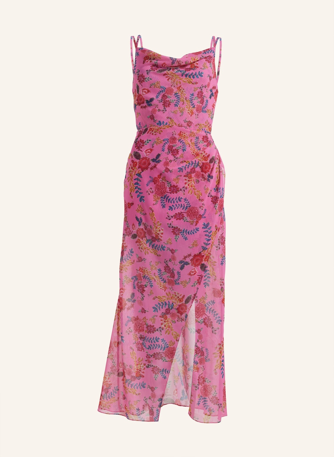 Adlysh Abendkleid Dahlia Flowers Dress pink von ADLYSH