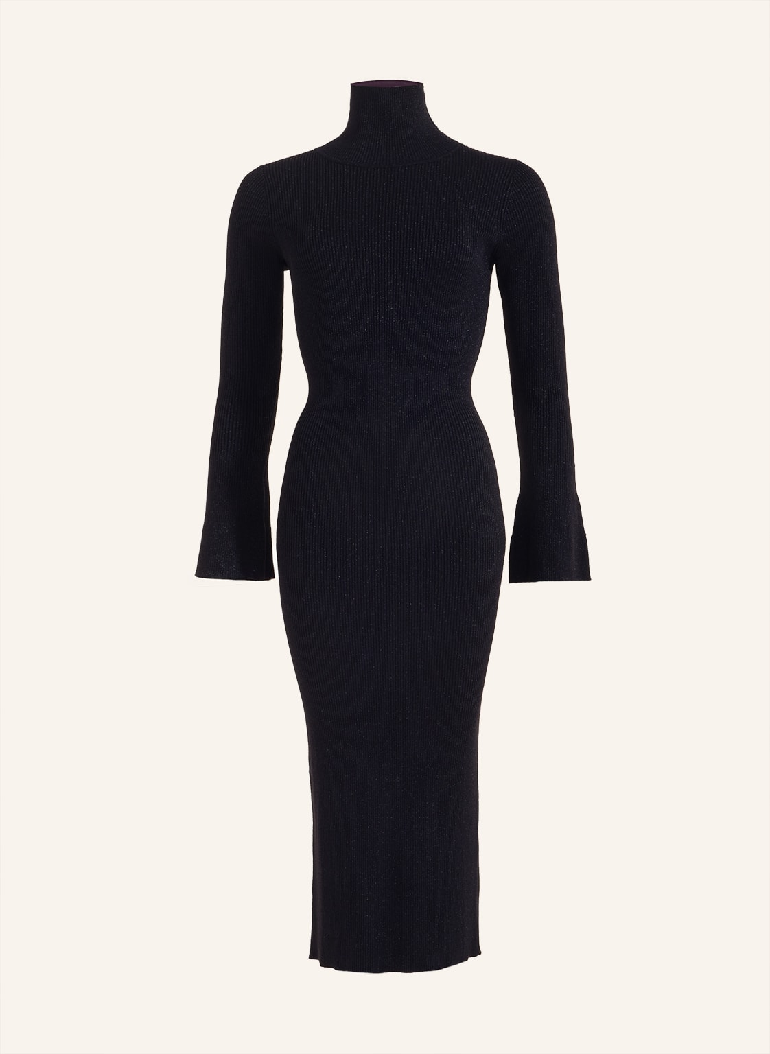 Adlysh Kleid Metallic Elegance Dress schwarz von ADLYSH