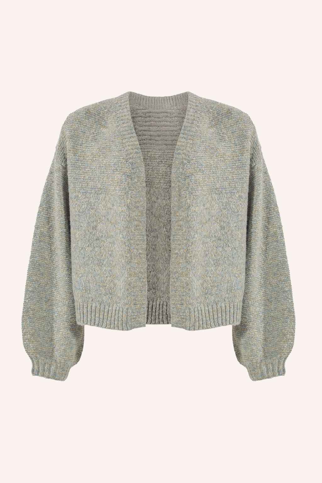 Adlysh Jacke Oversized Cardigan Mit Wolle grau von ADLYSH